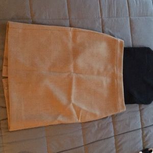 Tan J.Crew wool Pencil skirt. Size 2